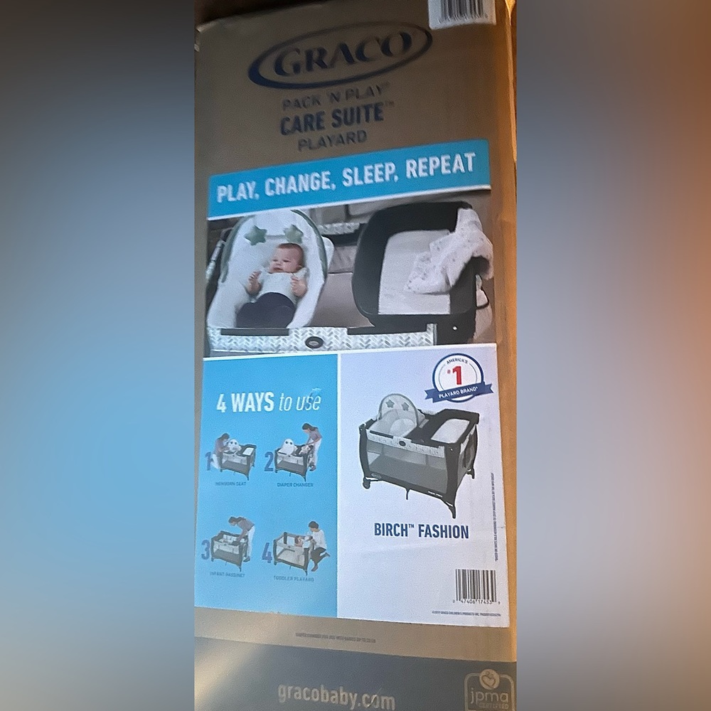 BRAND NEW Graco Pack ‘n Play Care Suite Playard -Birch